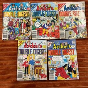 Archie’s Double Digest Lot of 10 Books Comics –Digest Magazines